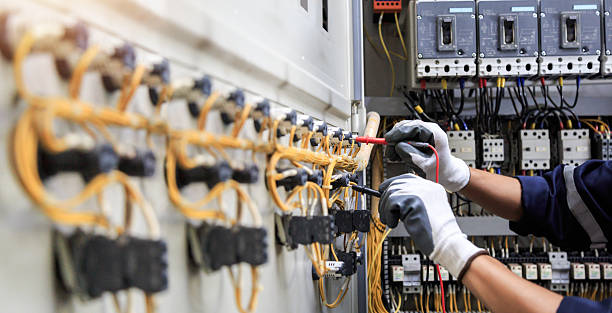 Professional Electrician technician working in Rochester, WA